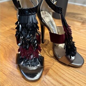 100% JIMMY CHOO PYTHON STILETTOS SZ 6